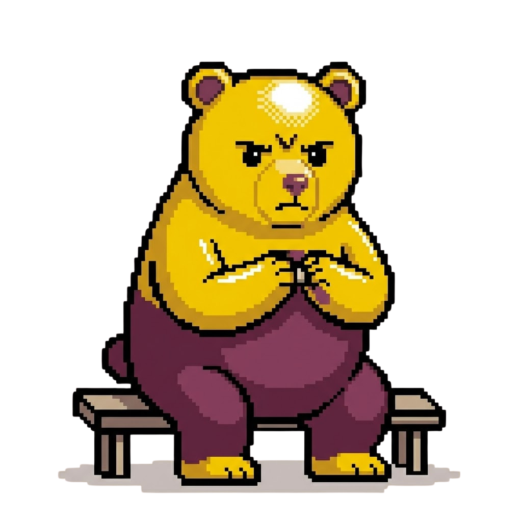 Drowzi mascot — Focused